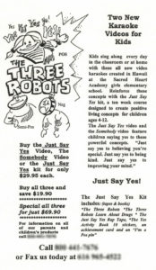 The Three Robots - Advertisement from the 1990s by Art Fettig